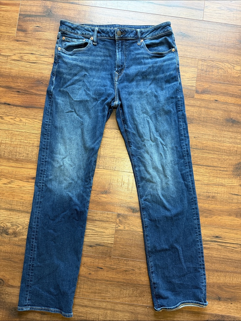 American Eagle Outfitters Dark Blue Straight Jeans